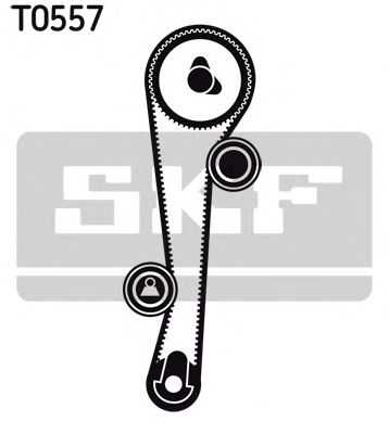 VKMA 95632 SKF Комплект ГРМ (ремінь + ролик)1